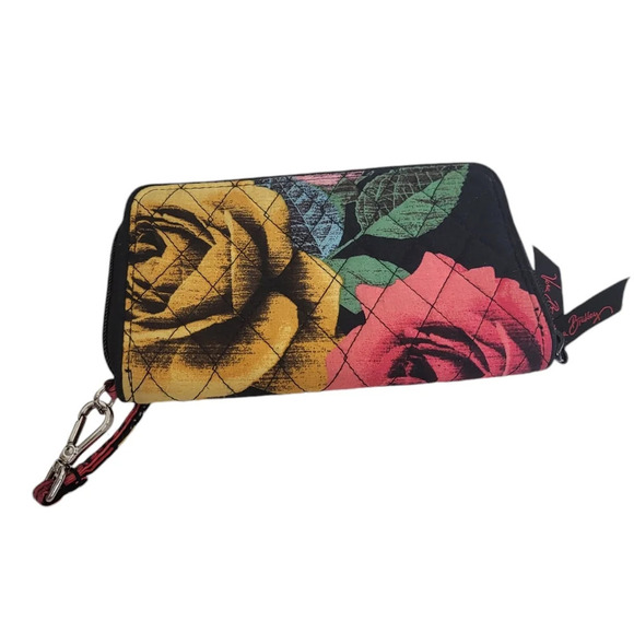 Vera Bradley RFID Grab & Go Wristlet Havana Wallet Quilted - Picture 3 of 3